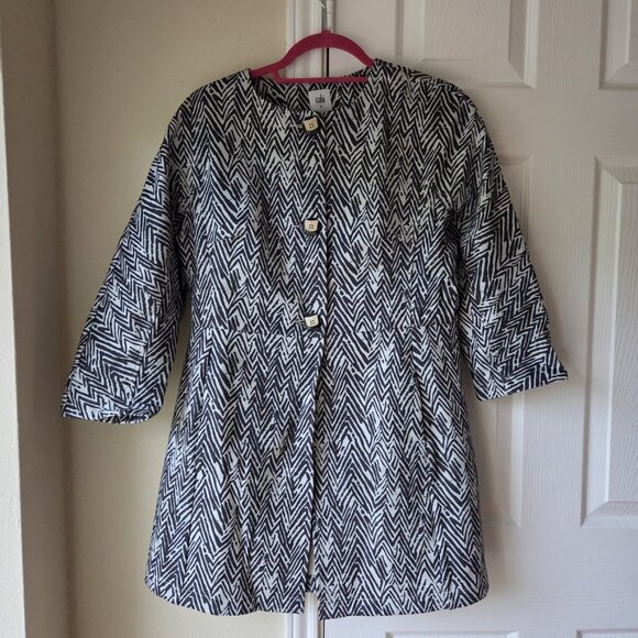 Cabi Jacket M Zig Zag Ponte Knit Jacket NWOT - Picture 8 of 8